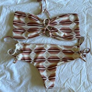 Acacia Swimwear Bikini Set. Size Medium.